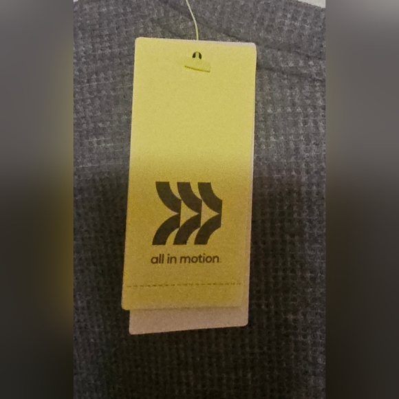 All in Motion Charcoal Long Sleeve Henley - Picture 4 of 4